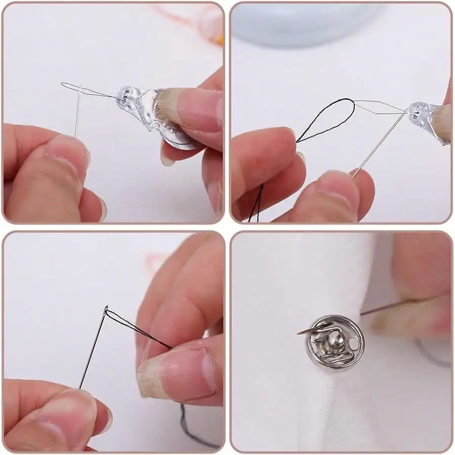 Portable Luxury Mini Travel Sewing Kit  With Threads, Sharp Scissors, Hand Needles And Extra Accessories