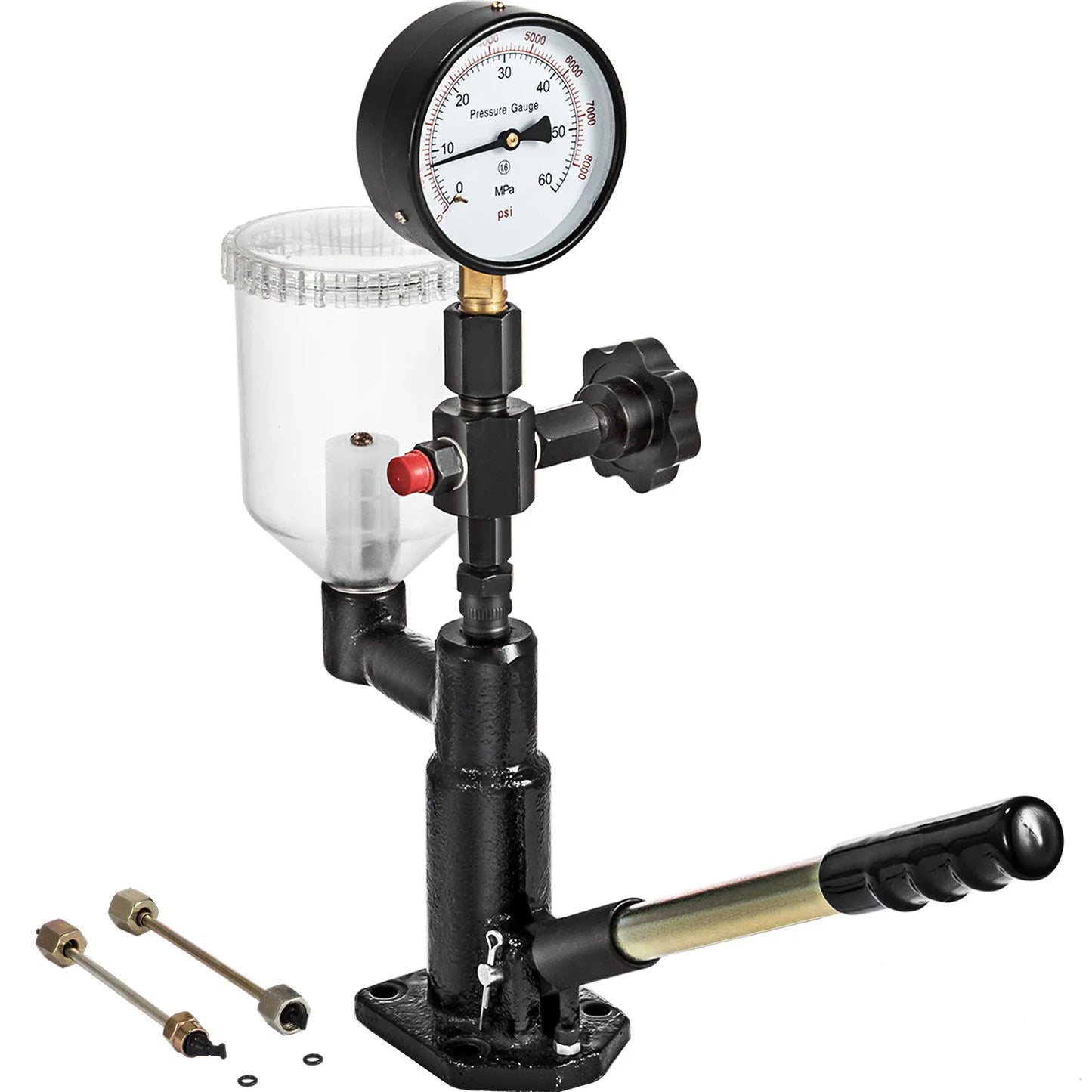 SucceBuy Diesel Fuel Injector Nozzles Tester with Dual Scale Gauge