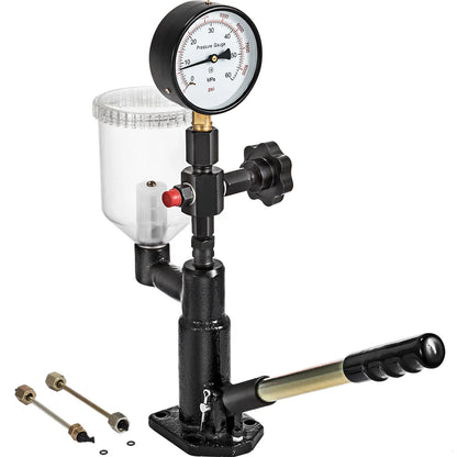 SucceBuy Diesel Fuel Injector Nozzles Tester with Dual Scale Gauge