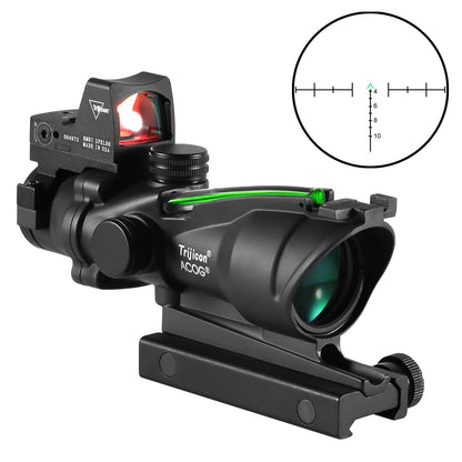 Adjustable 4x32 Red Dot 1x  4x Scope  Red Dot Tactical Scope 20mm
