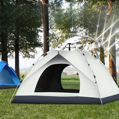 Small Silver Compact Auto-Tent - Quick 60-Second Setup Sunshade