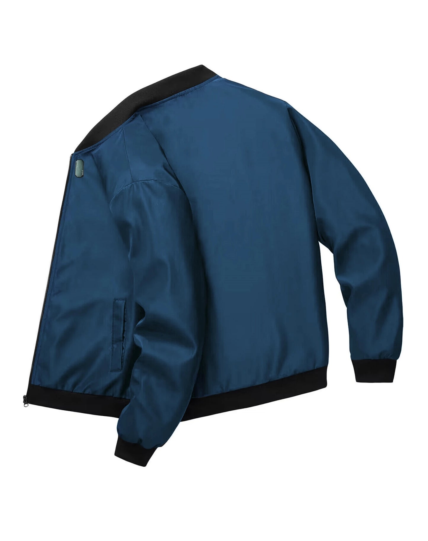 Baseball Collar Short Loose Solid Color Jacket