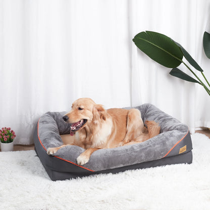 Anti Allergy Waterproof Large Dog Bed With Removable Washable Cover