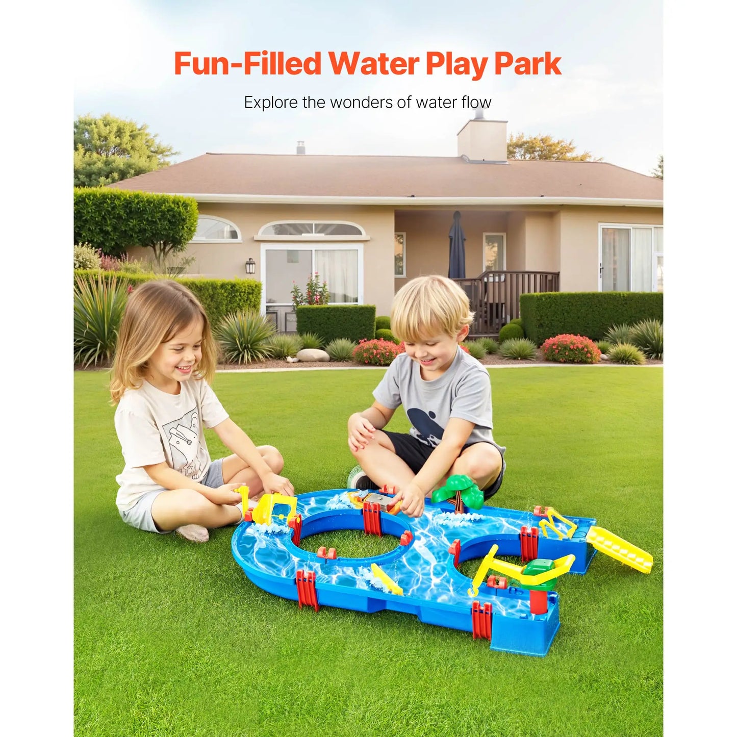 SucceBuy Water Play Table Children's Outdoor Beach Toy