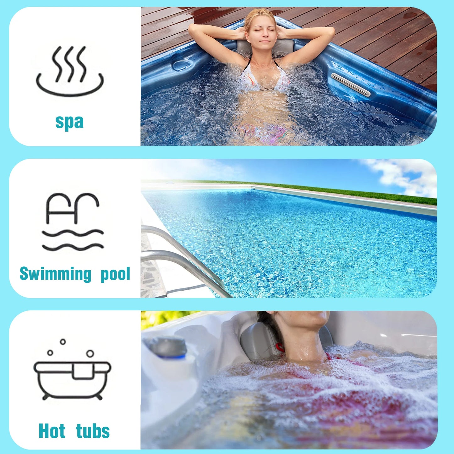 3 Inch Premium Stabilized Pool Chlorine Tablets 50 LB Bucket