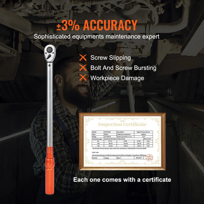SucceBuy 1/2" 1/4" 3/8" Mechanical Torque Wrench Set