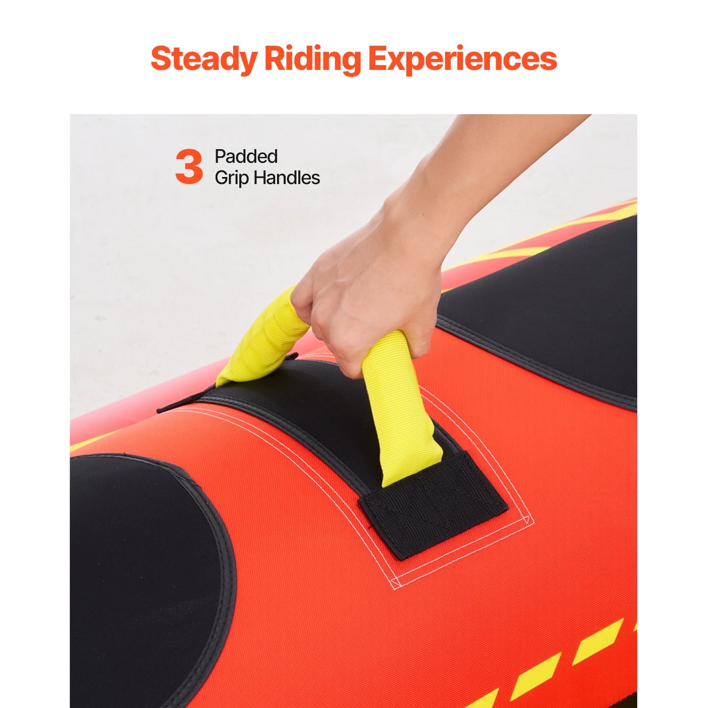 SucceBuy 1-3 Rider Inflatable Boat Tube