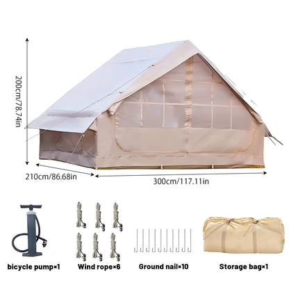 PAKICETUS Family Luxury Inflatable Tent With Skylight