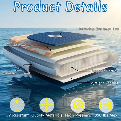 Inflatable Stand Up Paddle Board with Premium Accessories