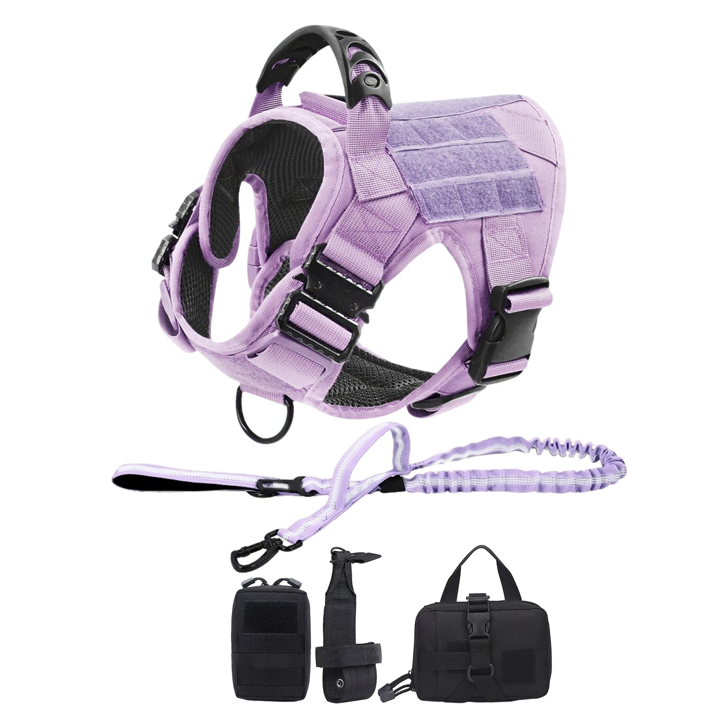 Military Pink Camouflage Dog Harness