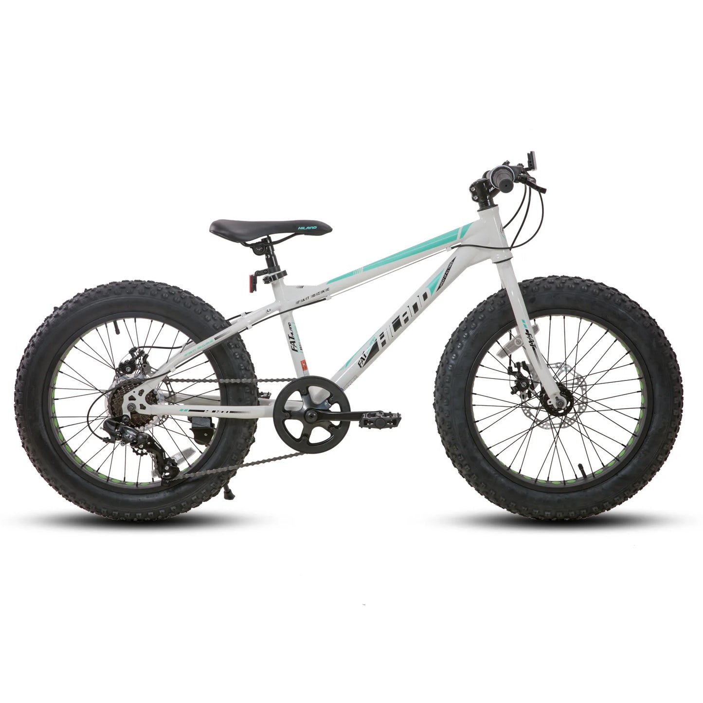 Hiland 20 Inch Kids' Bicycles Fat Tire Mountain Bike for Age 5 + Years,