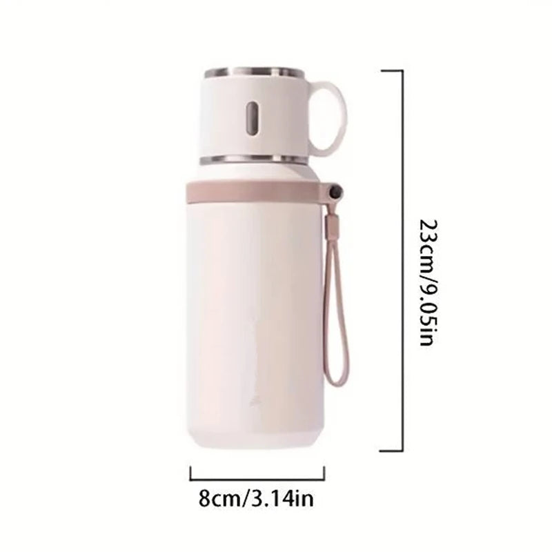 600ml Stainless Steel  Leak-Proof Travel Thermal Mug