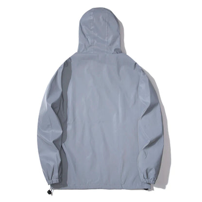 NEW SIZE Night Reflective Hooded Jacket