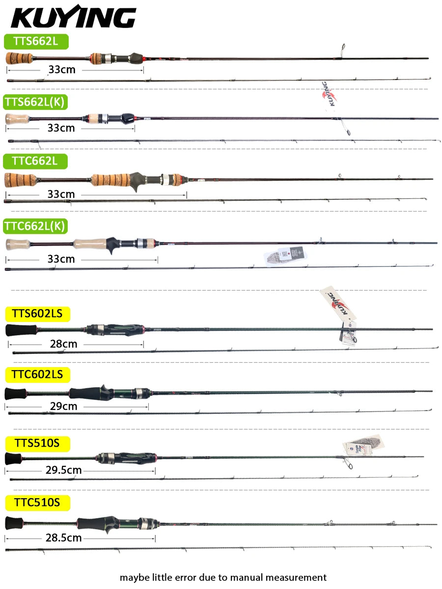 KUYING TETON Spinning Casting Rod