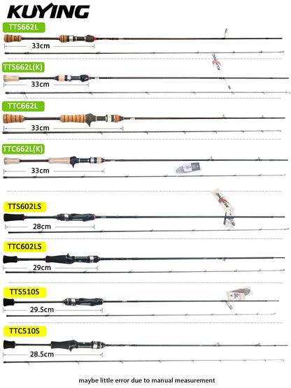 KUYING TETON Spinning Casting Rod