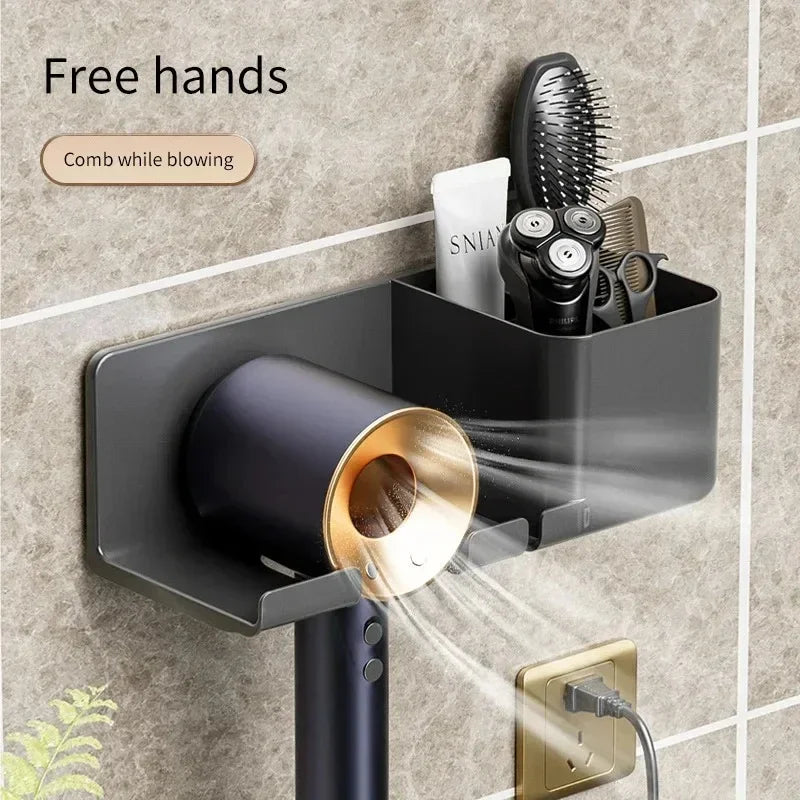 Wall Mount Suction Cup Bathroom Organizer