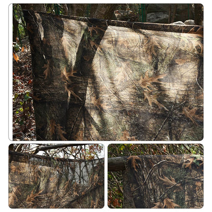 Camo Netting With See Through Fence