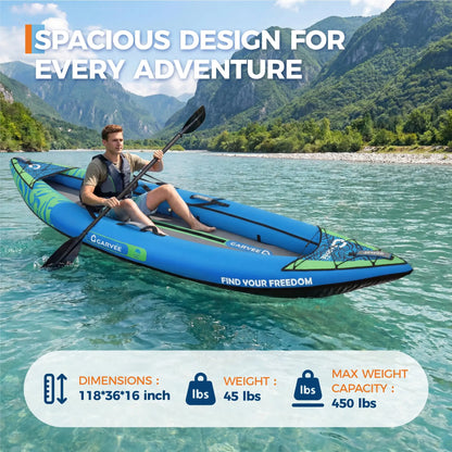 Inflatable 1/2-Person Fishing Kayak