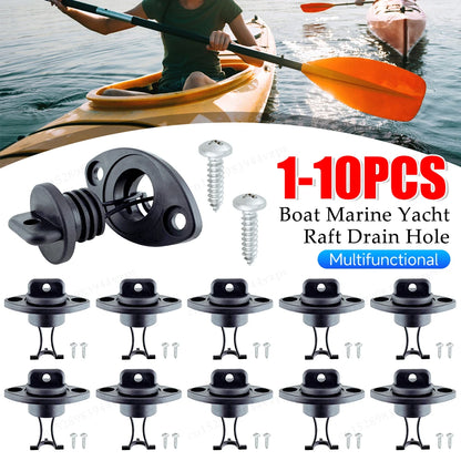 1-10PCS Boat Drain Hole Plug ,Screw Sealing
