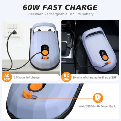 AIRBANK SUP Electric Air Pump with Battery