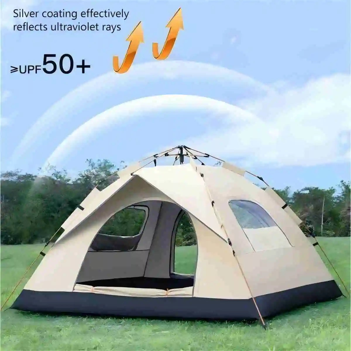 Outdoor Shelter Sunshade Self-driving Travel Camping Tent