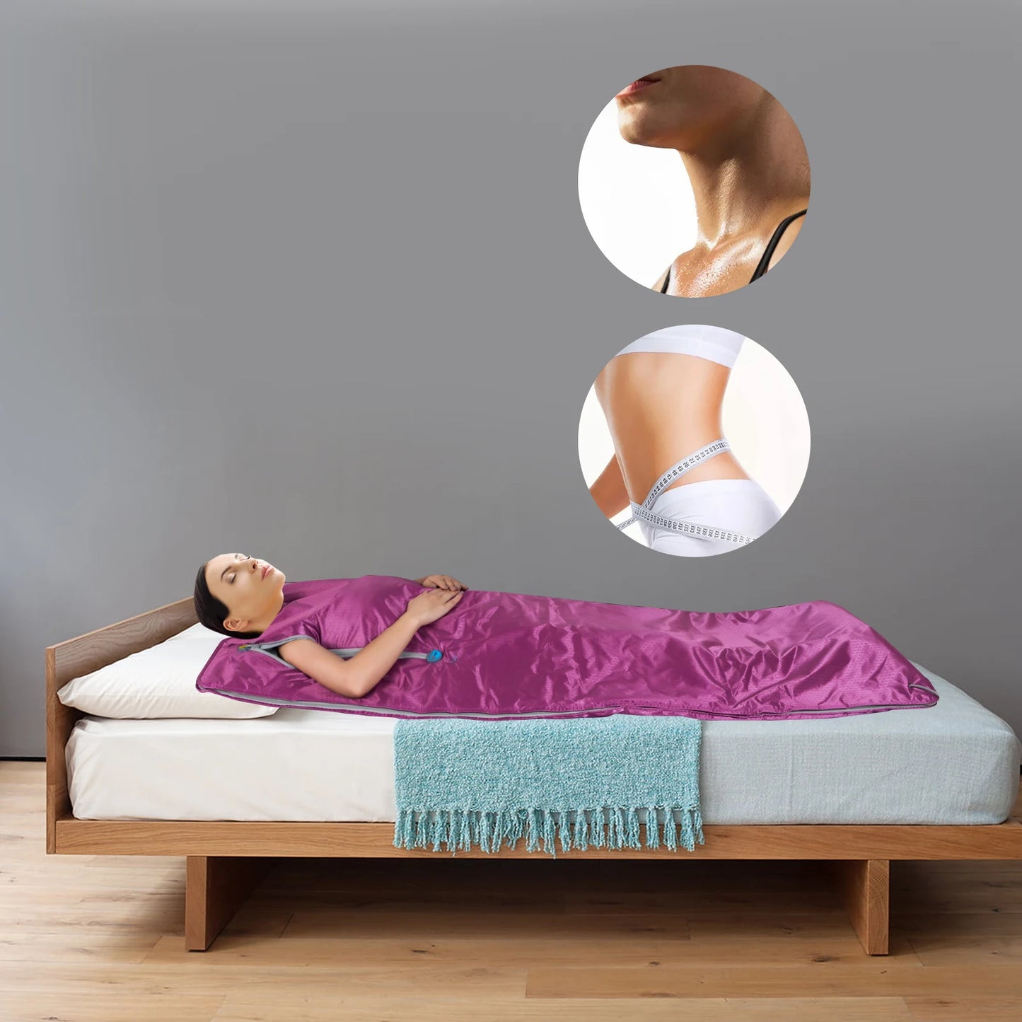 Portable Sauna Blanket 35-80℃ for  Body Relaxation